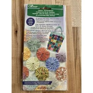 Clover Quick Yo-Yo Maker 8701- Large Size makes 1.75" Yo-Yo - New